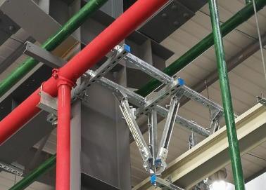 自流井该抗震支架的整体式支吊架结构协调性好